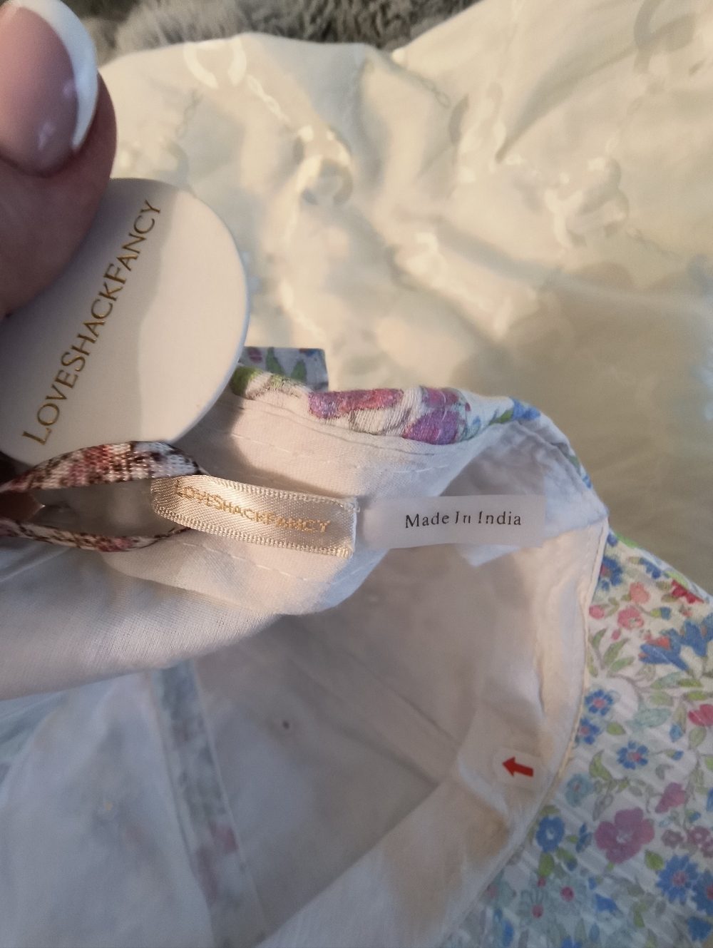 NWT LoveSackFancy Floral Hat Rare Sold Out Everywhere - Picture 4 of 6